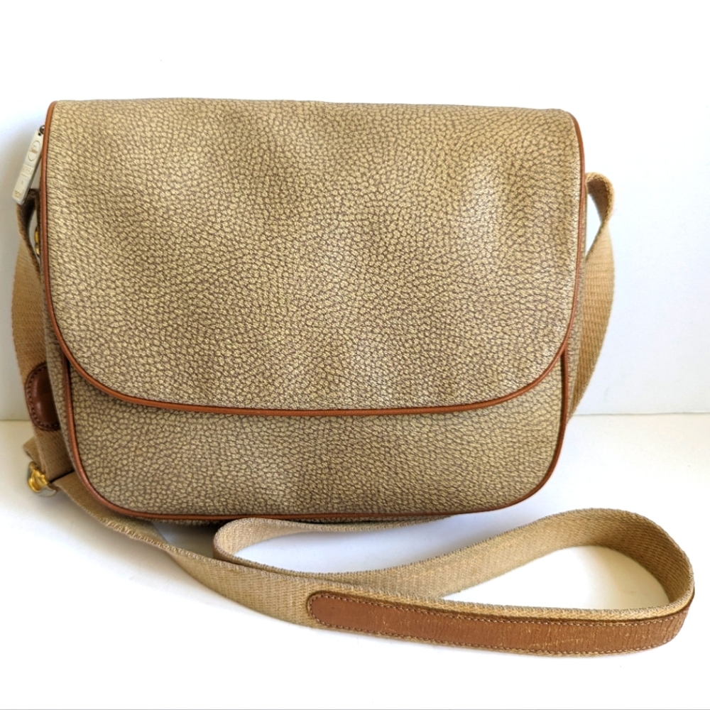 Barbonese RedWall Shoulder Bag VINTAGE PVC Leather 💕 Italy